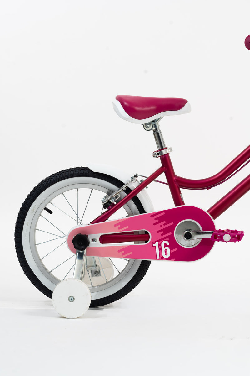 Bicicleta Infantil | Malulu | Rali | Aro 16 | Purpura | 105 a 120 cm | 4 a 6 años