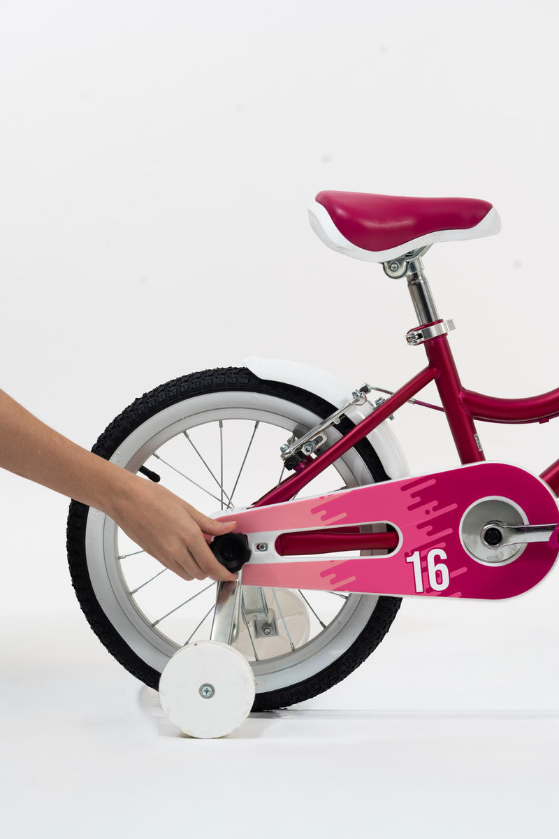 Bicicleta Infantil | Malulu | Rali | Aro 16 | Purpura | 105 a 120 cm | 4 a 6 años