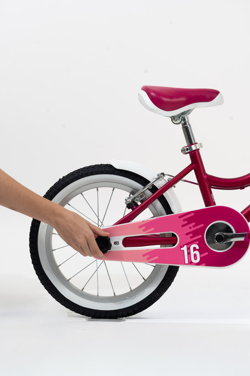 Bicicleta Infantil | Malulu | Rali | Aro 16 | Purpura | 105 a 120 cm | 4 a 6 años