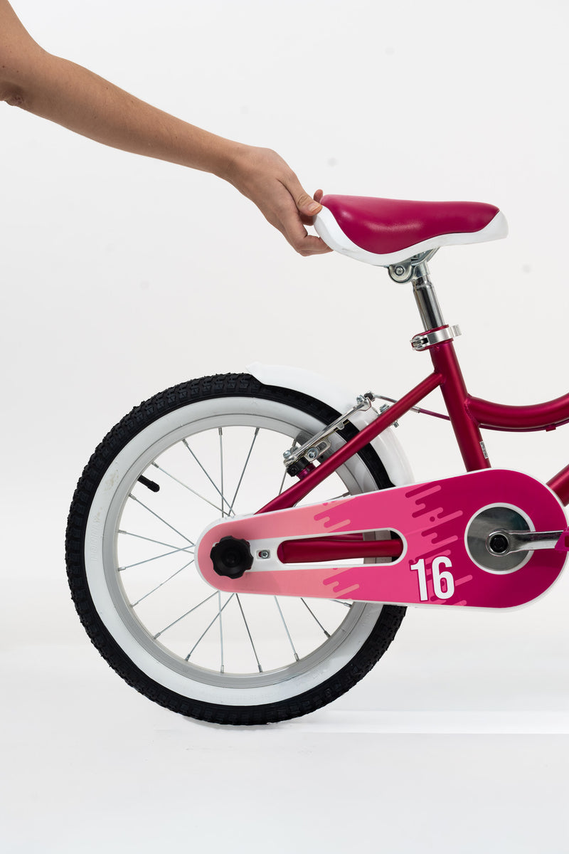 Bicicleta Infantil | Malulu | Rali | Aro 16 | Purpura | 105 a 120 cm | 4 a 6 años