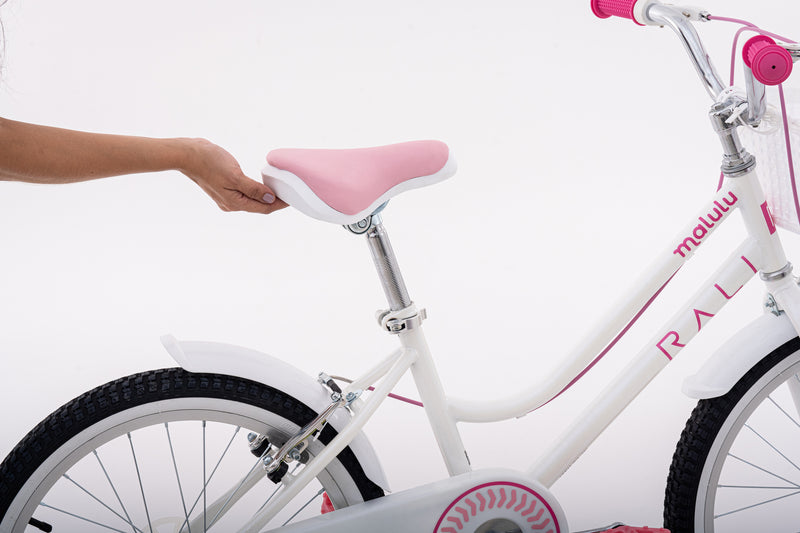 Bicicleta Infantil | BMX Malulu | Rali | Aro 20 | Blanco | 115 a 135 cm | 6 a 9 años