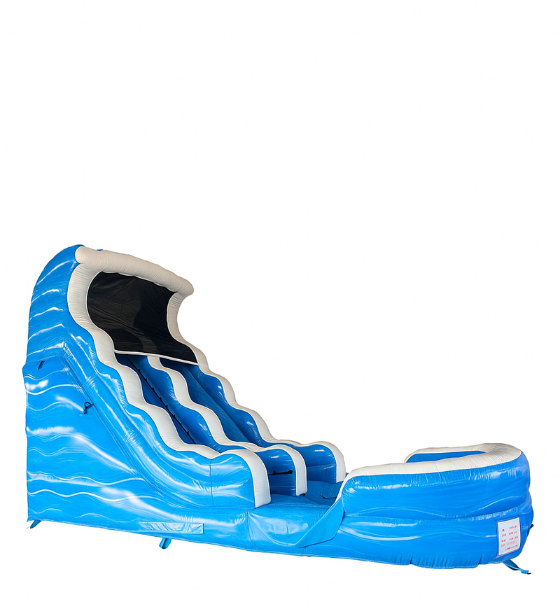 Tobogán Acuático Ola  | Juego Inflable | National | 8.0x3.5 mts