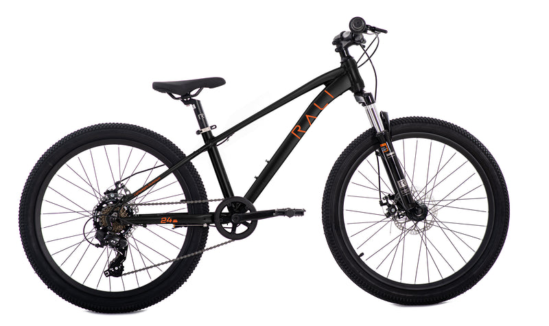 Bicicleta Infantil | MTB PRO 0 | Rali | Aro 24 | Negro | 135 a 155 cm | 9 a 12 años