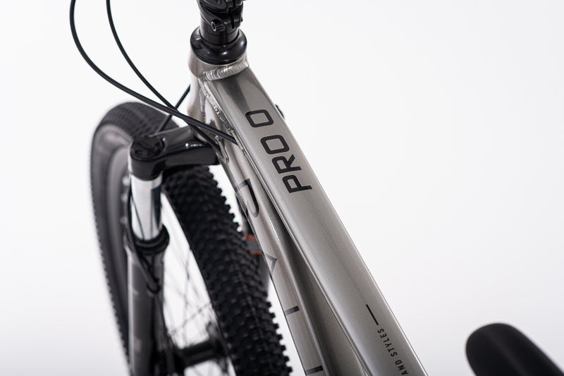 Bicicleta Infantil | MTB PRO 0 | Rali | Aro 24 | Plata | 135 a 155 cm | 9 a 12 años