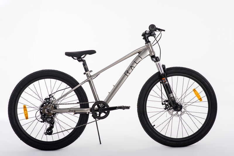 Bicicleta Infantil | MTB PRO 0 | Rali | Aro 24 | Plata | 135 a 155 cm | 9 a 12 años