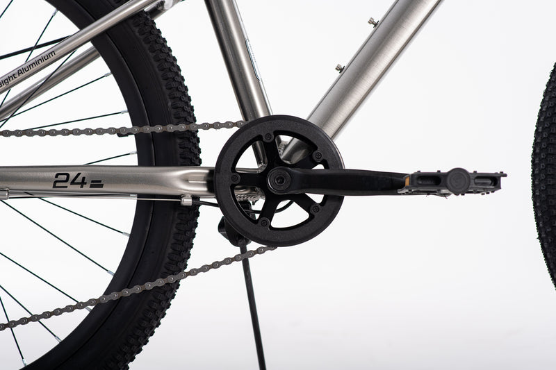 Bicicleta Infantil | MTB PRO 0 | Rali | Aro 24 | Plata | 135 a 155 cm | 9 a 12 años