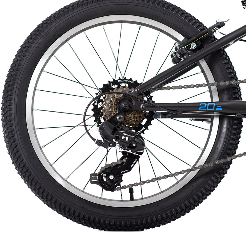 Bicicleta Infantil | MTB PRO 1 | Rali | Aro 20 | Negra | 115 a 135 cm | 6 a 9 años