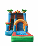Tobogán Acuático Tropical | Juego Inflable | National I 6.0x3.5x4.8 mts