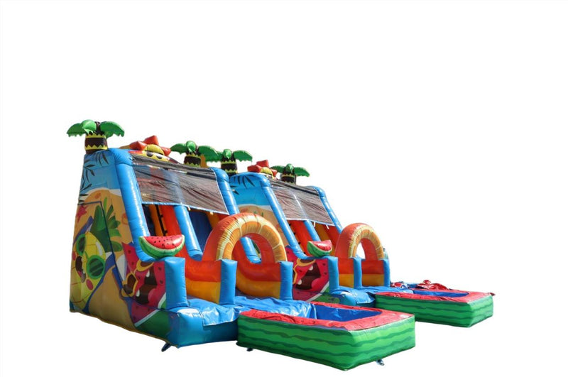 Tobogán Acuático Tropical | Juego Inflable | National I 6.0x3.5x4.8 mts