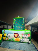 Muro de Escalar  | Juego Inflable Jungla | 2 a 18 años I National | 4x5 mts