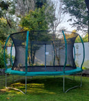 Bounce Play | Cama elástica con red lateral | RENNER | 244 cm | 8 pies | Uso familiar