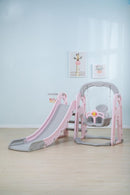 Resbalín con Columpio Infantil 2 en 1 I Pink I Centro de juegos I 1 a 5 años
