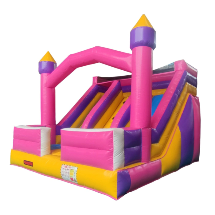 Tobogán Doble Pink | Juego Inflable | HappyBounce - Avyna | 4.5x4.5 mts