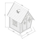 Cabin | Casita de Madera | Axi - Pragma | 3 a 10 años | 135x127x164 cm - Jugueteria Renner
