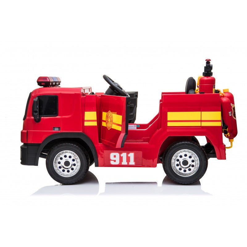 Camión de Bomberos | Eléctrico | 12V | Control Remoto | 1 a 7 años | 122x51x60 cm - Jugueteria Renner