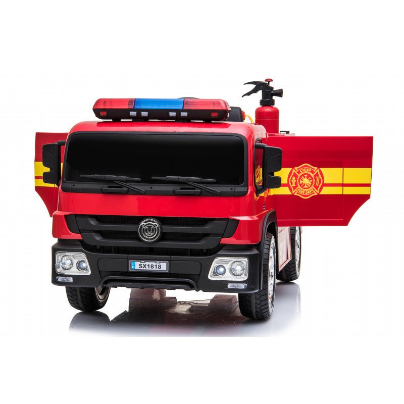 Camión de Bomberos | Eléctrico | 12V | Control Remoto | 1 a 7 años | 122x51x60 cm - Jugueteria Renner