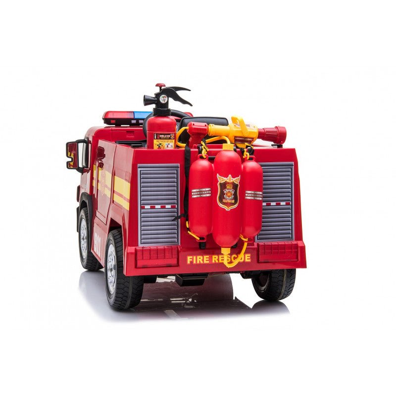 Camión de Bomberos | Eléctrico | 12V | Control Remoto | 1 a 7 años | 122x51x60 cm - Jugueteria Renner