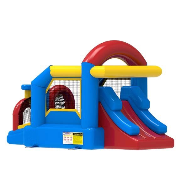 Castillo Tren | Juego Inflable | 2 a 7 años I National | 4x2 mts - Jugueteria Renner