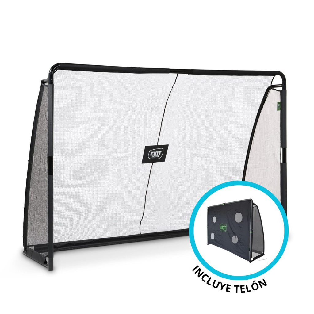 Arco Finta | Arco de Fútbol Premium Holandés | EXIT Toys | 200x300 cm | Telón + Anclajes