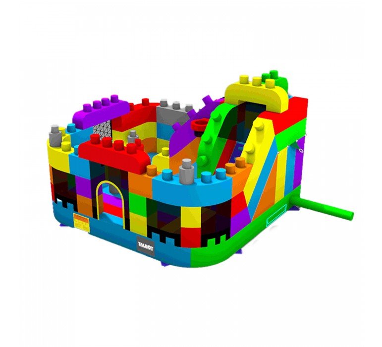 Lego Inflable | Juego Inflable | Talbot | 5x4.5 mts - Jugueteria Renner