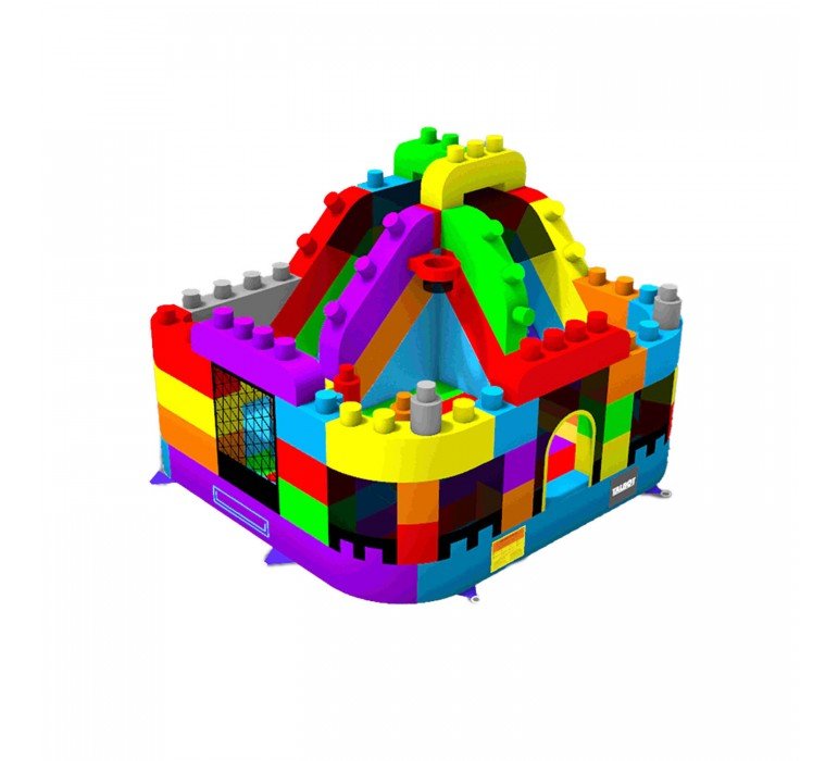 Lego Inflable | Juego Inflable | Talbot | 5x4.5 mts - Jugueteria Renner