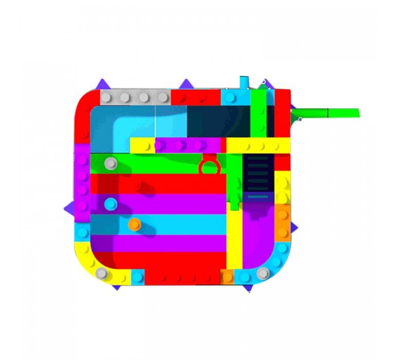 Lego Inflable | Juego Inflable | Talbot | 5x4.5 mts - Jugueteria Renner