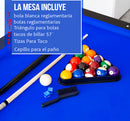 Mesa Pool | Plegable  | Modelo Especial Emprendedor | 210 x 120 x 79 cm
