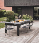 Mesa Pool Outdoor | Convertible Classic Black | Cornilleau | Hecho en Francia | 215 x 120 x 78 cm