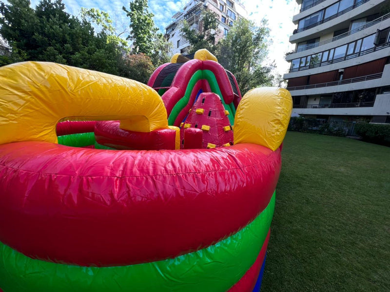 Multiproposito XXL Royal | Juego Inflable | HappyBounce - Avyna | 7.2x4.5 mts - Jugueteria Renner