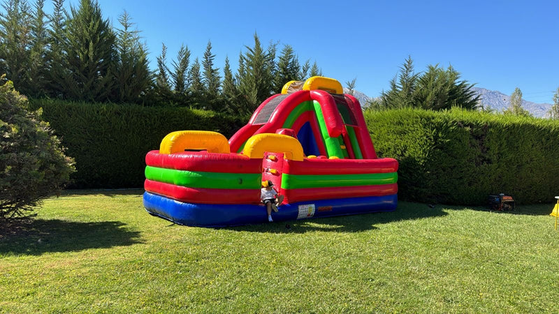 Multiproposito XXL Royal | Juego Inflable | HappyBounce - Avyna | 7.2x4.5 mts - Jugueteria Renner