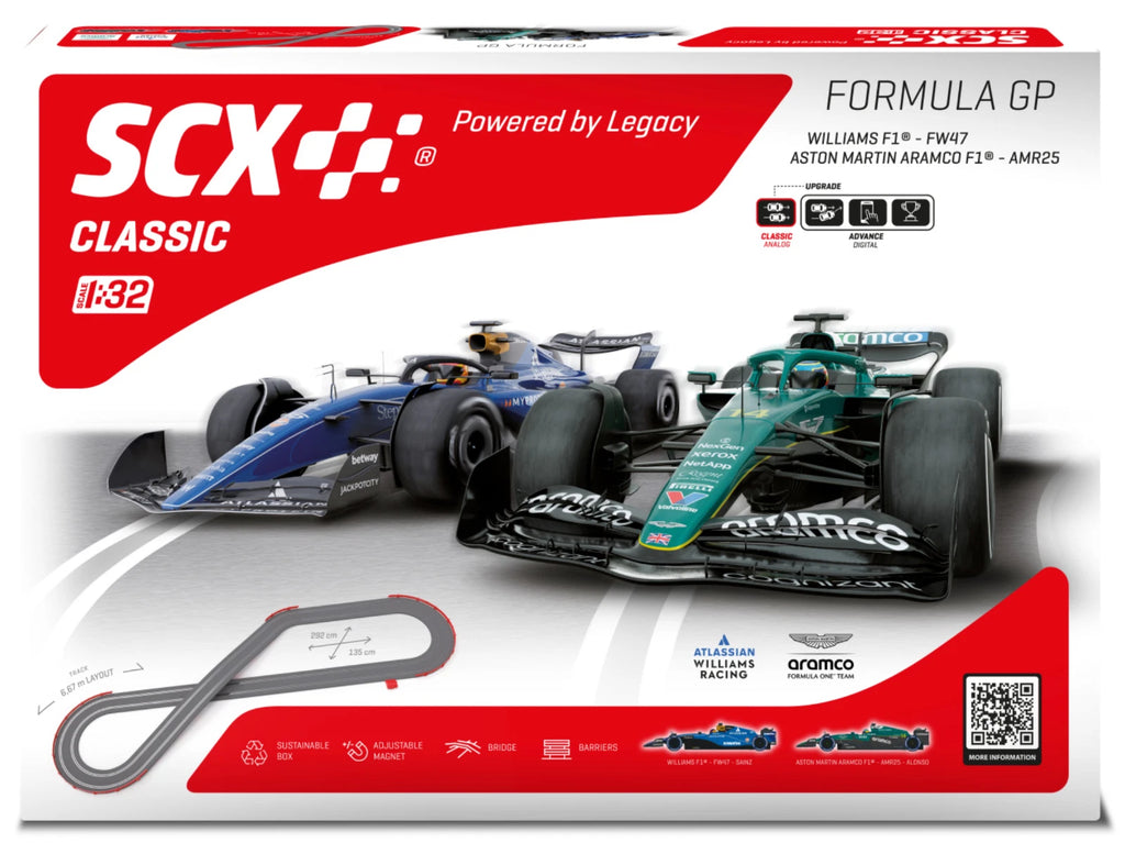 Formula GP | Pista Eléctrica | Original | SCX - Scalextric | Escala 1:32 | 667 cm