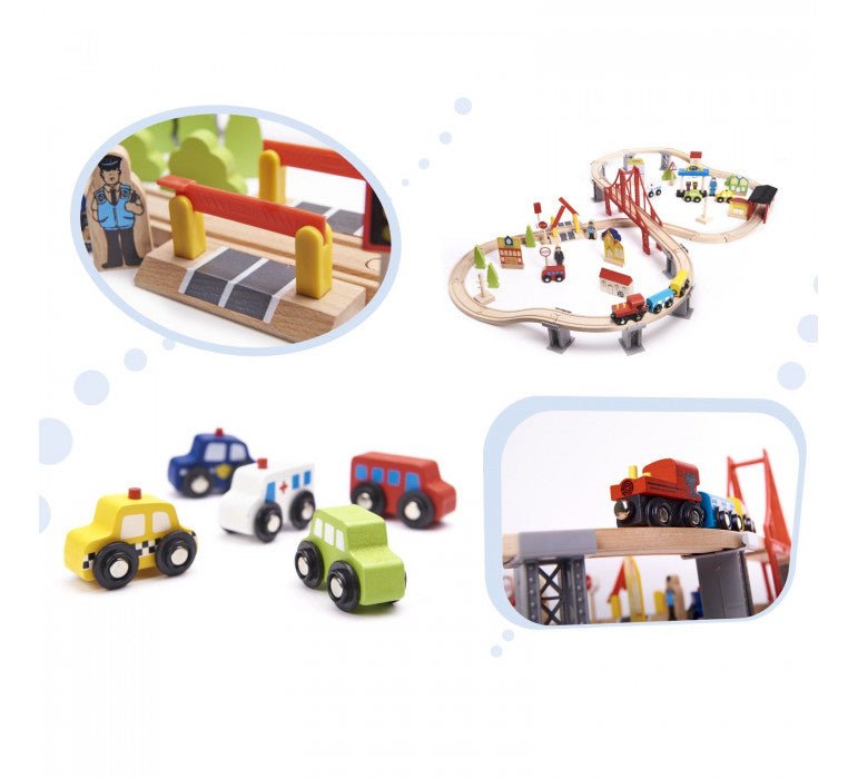 Set de Juegos Trenes XL | Juegos de Madera | 2 a 5 años | Juguetería Renner - Jugueteria Renner