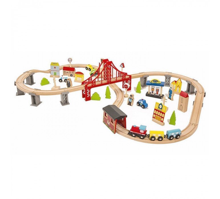 Set de Juegos Trenes XL | Juegos de Madera | 2 a 5 años | Juguetería Renner - Jugueteria Renner