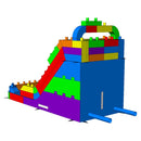 Tobogán Acuático Blocks | Juego Inflable | National I 8.0x3.5 mts - Jugueteria Renner