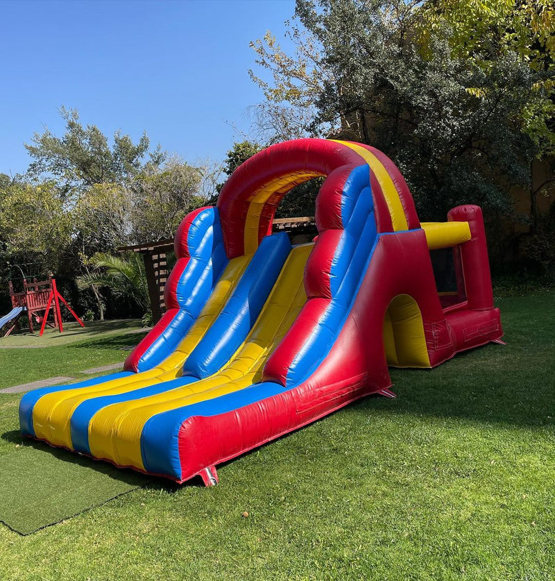 Tobogán Doble Pro | Juego Inflable | Talbot | 5x3 mts - Jugueteria Renner