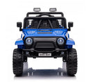 Jeep Doble Asiento | Azul | Eléctrico | 12V | Control Remoto | 1 a 7 años | 100x67x69 cm