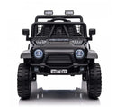 Jeep Doble Asiento | Negro | Eléctrico | 12V | Control Remoto | 1 a 7 años | 100x67x69 cm