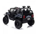 Jeep Doble Asiento | Negro | Eléctrico | 12V | Control Remoto | 1 a 7 años | 100x67x69 cm