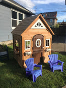 Aspen | Casita de Juego | Madera | Backyard Discovery | 3 a 10 años | 132x200x171 cm - Jugueteria Renner