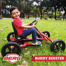 Buddy Redster | Go Kart a Pedal | BERG | 3 a 8 años - Jugueteria Renner