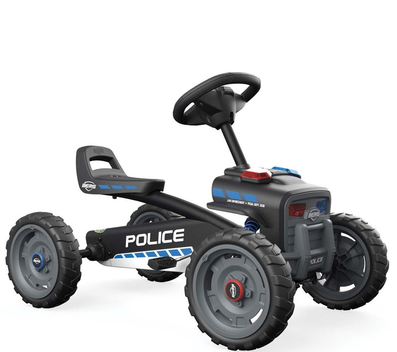 Buzzy Police | Go Kart a pedal | Luces Led | BERG | 2 a 5 años - Jugueteria Renner
