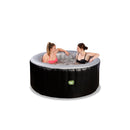 Hot Tub Deluxe | Spa | Inflable | PVC Negro | Exit Toys | 2 a 3 personas | 165x65 cm - Jugueteria Renner