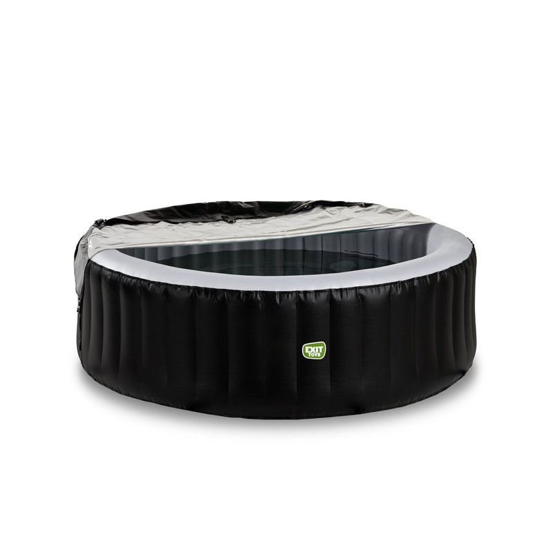 Hot Tub Deluxe | Spa | Inflable | PVC Negro | Exit Toys | 5 a 6 personas | 204x65 cm - Jugueteria Renner