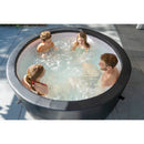 Hot Tub Premium | Spa | Rígido | Cuero Negro | Exit Toys | 4 a 6 personas | 184x70 cm - Jugueteria Renner