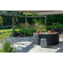 Hot Tub Premium | Spa | Rígido | Cuero Negro | Exit Toys | 4 a 6 personas | 184x70 cm - Jugueteria Renner