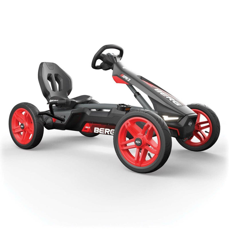 Rally APX | Rojo | 3 cambios | Go Kart a Pedal | BERG | 4 a 12 años | 110 a 150 cm - Jugueteria Renner