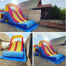 Tobogán Doble | Inflable | HappyBounce | Avyna | 2 a 6 años | 620x240x297 cm - Jugueteria Renner